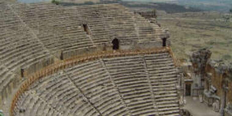 Pamukkale Hierapolis Antik Kent Tiyatrosu Hayata Döndü