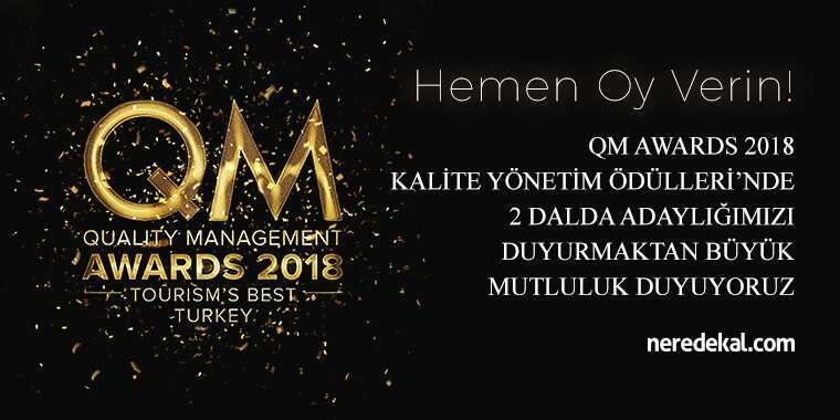 Türk Turizminin En Prestijli Ödülleri QM Awards'ta 2 Dalda Adayız