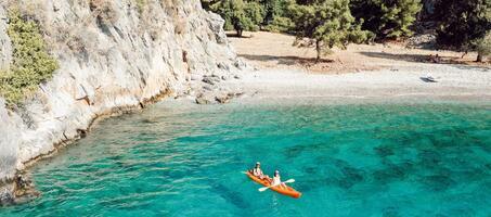 Dalyan Boğazında Kano - Görsel 1