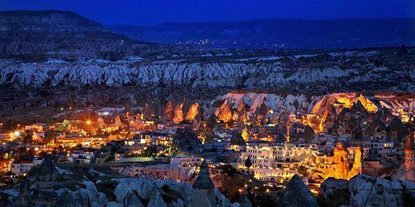 kapadokya gece manzarası