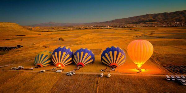 kapadokya balon turuna hazırlık