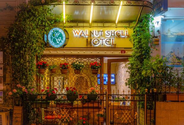 Görsel 1 : Walnut Shell Hotel, İstanbul, Otelin Önü - Akşam/Gece
