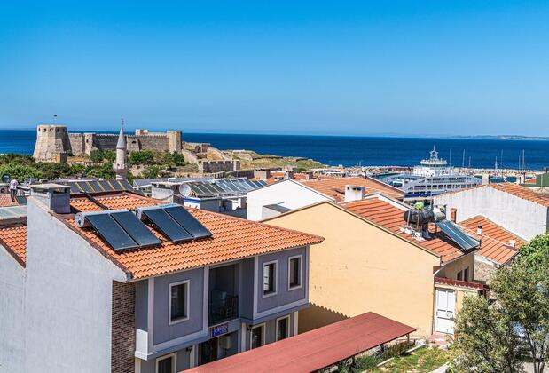 Görsel 35 : Apollon Hotel, Bozcaada, Standart Çift Kişilik Deniz Manzaralı Oda , Oda Manzarası