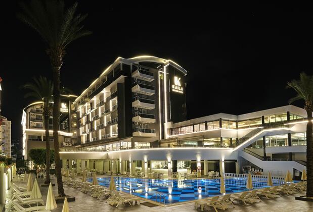 Görsel 2 : Kaila Beach Hotel - All Inclusive, Alanya, Dış mekân detayı