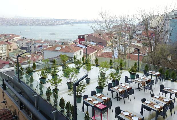 Görsel 1 : Style Star Hotel Cihangir, İstanbul, Teras/Veranda