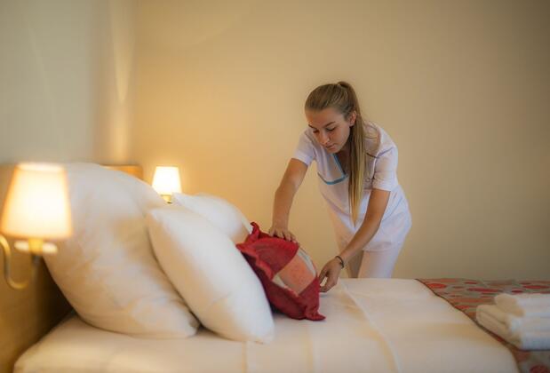 Görsel 2 : Esida Hotel, Ayvacık, Family Süit, 2 Yatak Odası, Avlu Manzaralı, Oda