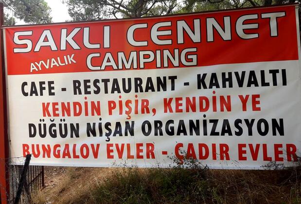 Ayvalık Kamping Saklı Cennet