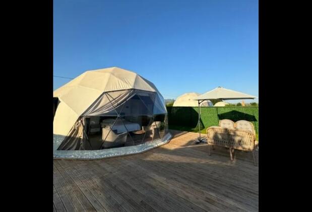 Green Glamping Dome