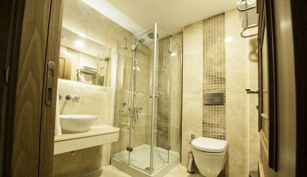 Görsel 15 : Hotel Ney, Konya, Standard Tek Büyük veya İki Ayrı Yataklı Oda (Single Use), Banyo