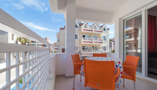 Görsel 2 : Sezin Apart, Marmaris, Standard Apart Daire, Şehir Manzaralı, Balkon