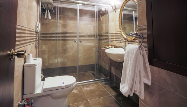 Görsel 18 : Ilci Residence Hotel, Ankara, Tek Büyük Yataklı Oda, Banyo