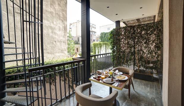 Görsel 2 : Georges Hotel Galata, İstanbul, Deluxe Oda, Balkon, Balkon