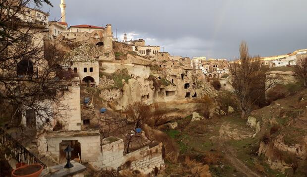 El Puente Cave Hotel, Ürgüp, Teras/Veranda