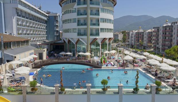 Görsel 1 : Asia Beach Resort &amp; Spa Hotel, Alanya, Açık Yüzme Havuzu
