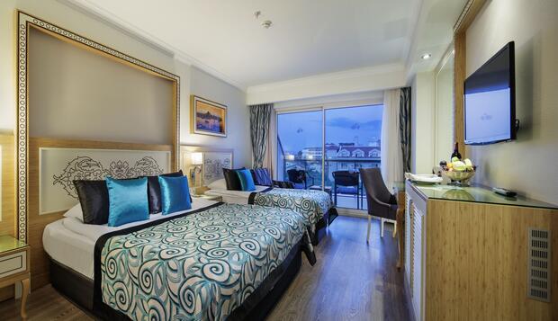 Görsel 2 : Crystal Waterworld Resort &amp; Spa - All Inclusive, Belek, Standard Oda, Kısmi Deniz Manzaralı, Oda