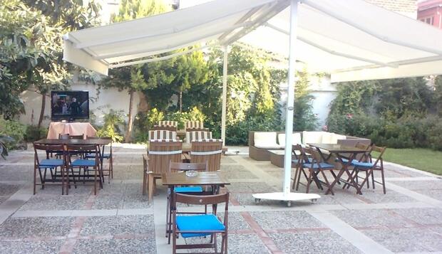 Hotel Baylan- Basmane, İzmir, Teras/Veranda