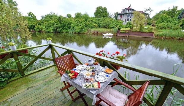 Sweet Home River Hotel, Şile, Açık Havada Yemek