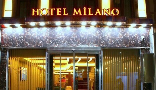 Görsel 1 : Milano Hotel &amp; Spa, İstanbul, Otelin Önü - Akşam/Gece