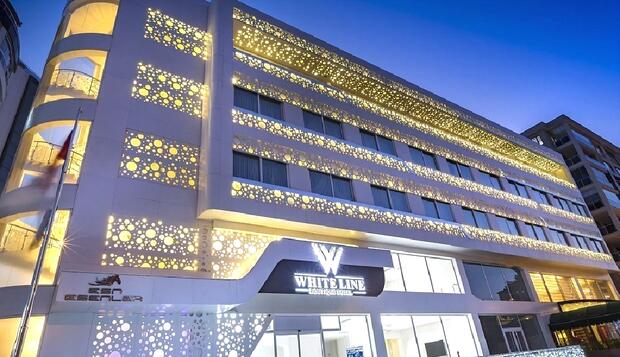 White Line Boutique Hotel, Elazığ, Otelin Önü - Akşam/Gece