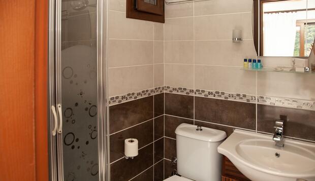 Görsel 24 : Marda Hotel, Karaburun, Tek Büyük Yataklı Oda, Dağ Manzaralı, Banyo