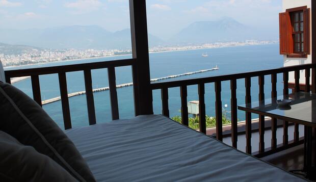 Görsel 1 : Hotel Villa Turka, Alanya, Honeymoon Süit, Deniz Manzaralı, Balkon