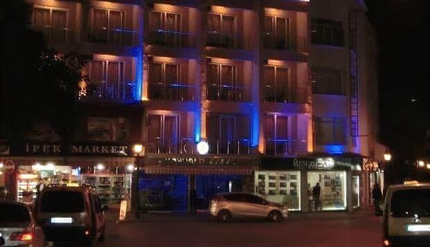 Görsel 1 : Damlatas Gunaydin Hotel, Alanya, Otelin Önü - Akşam/Gece