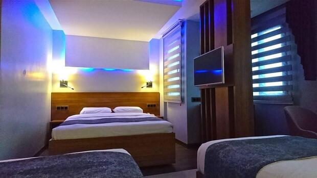 Görsel 1 : Nur Hotel - Trabzon - Yatak Odası