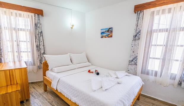 Bozcaada Lara Butik Hotel, Bozcaada, Standard Tek Büyük Yataklı Oda, Deniz Manzaralı, Oda