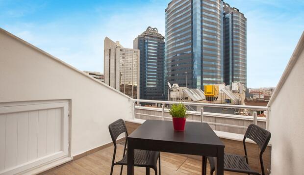 Görsel 2 : Jevahir Residence, İstanbul, Deluxe Dubleks, Şehir Manzaralı, Teras/Veranda