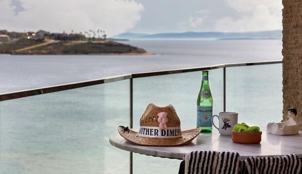 Sato Design Hotel - Adults Only, Çeşme, Superior Tek Büyük Yataklı Oda, Balkon
