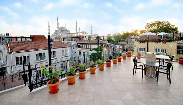Side Hotel, İstanbul, Teras/Veranda