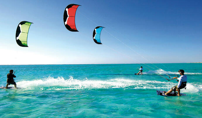 Çeşmede Kitesurf