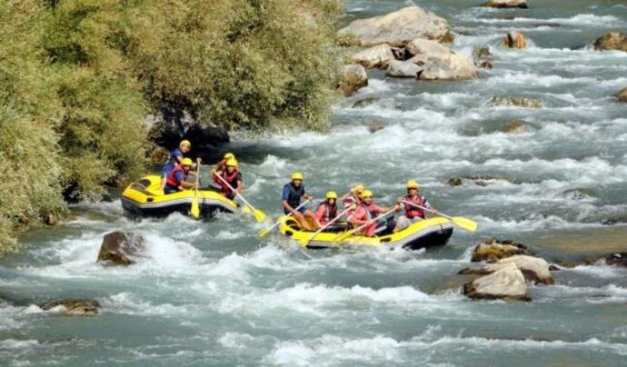 Çatak Çayı'nda Rafting