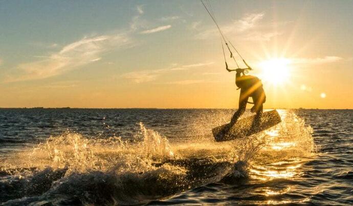 Sürmene'de Kitesurf