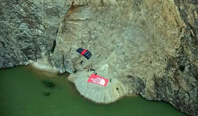 Erzincan'da Base Jump