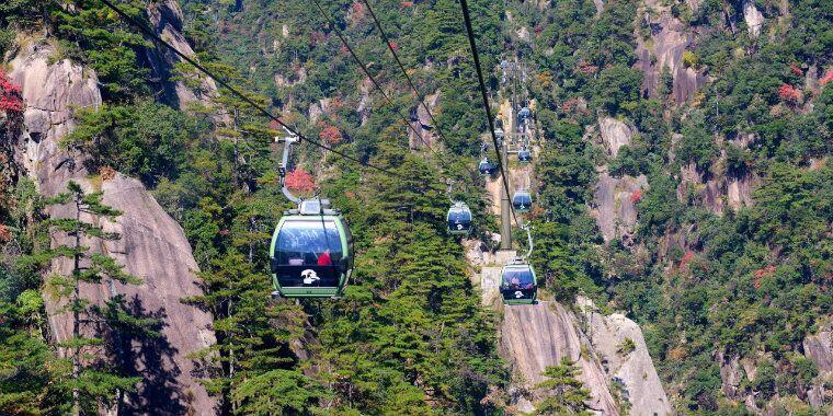 The Yellow Mountains Cable Cars