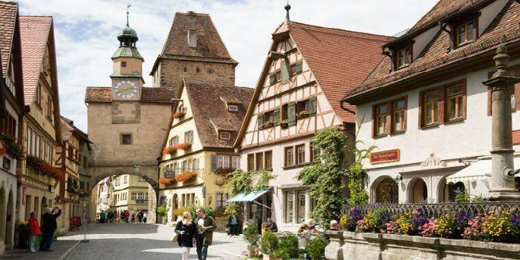 Tam Dinlenmelik Diyeceğiniz 7 Avrupa Şehri Rothenburg ob der Tauber Almanya