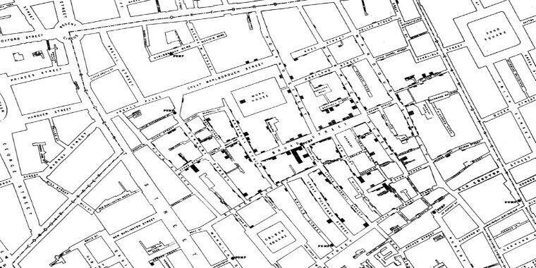broad caddesi kolera haritası