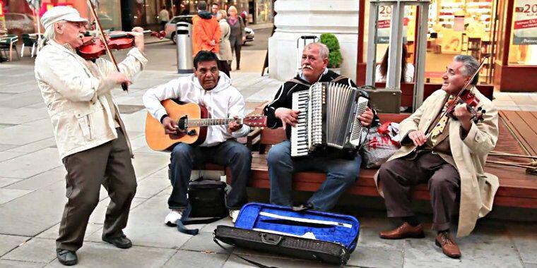 viyana sokak müziği