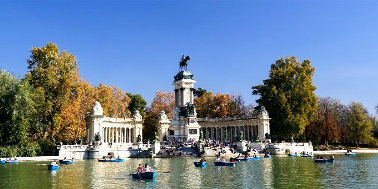 buen retiro park sonbahar