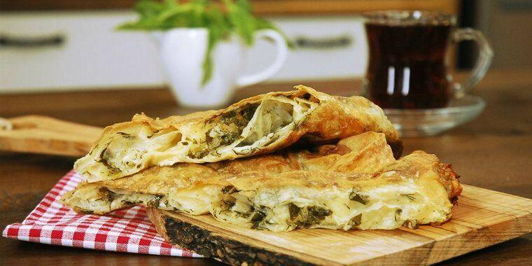 ege usulü otlu börek