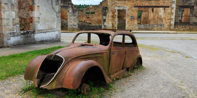 oradour sur glane kasaba