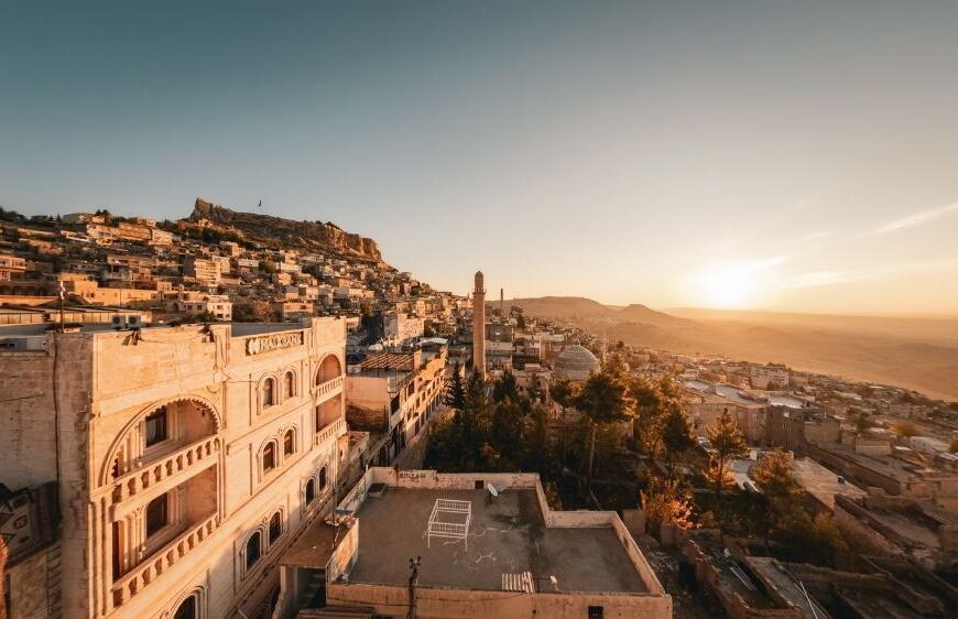 Bir ortaçağ kenti görünümüyle Mardin Kültürel Peyzaj Alanı 